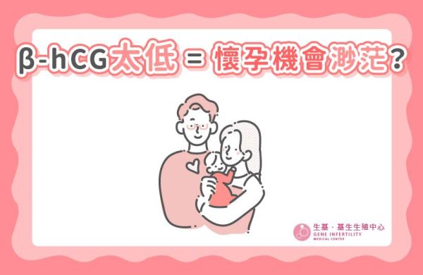 β-hCG太低=懷孕機會渺茫？💦